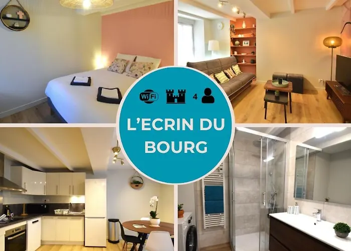 Апартаменты L'ecrin Du Bourg - 2 Min Chateau & Maison Bernadette Лурд