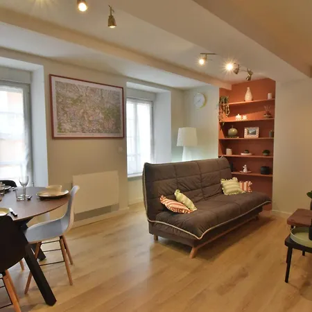 Apartament L'ecrin Du Bourg - 2 Min Chateau & Maison Bernadette